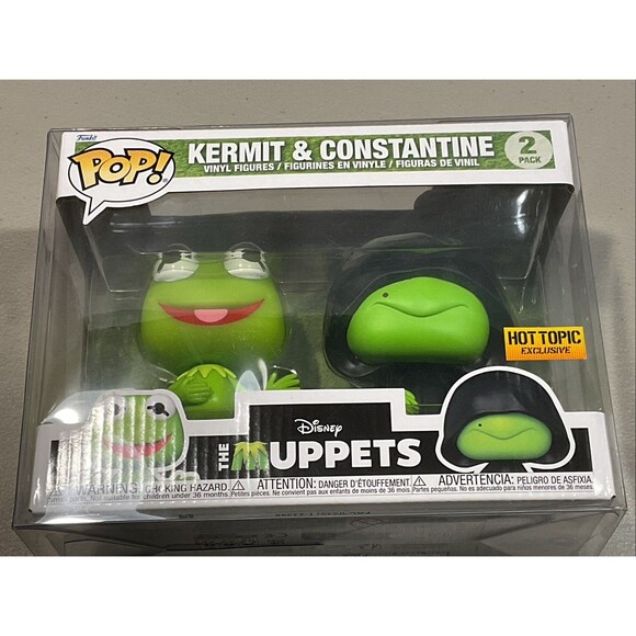 Funko Pop! Disney The Muppets Kermit & Constantine - Picture 1 of 6